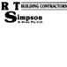 R.T. Simpson & Sons Pty Ltd - Builders NSW 0